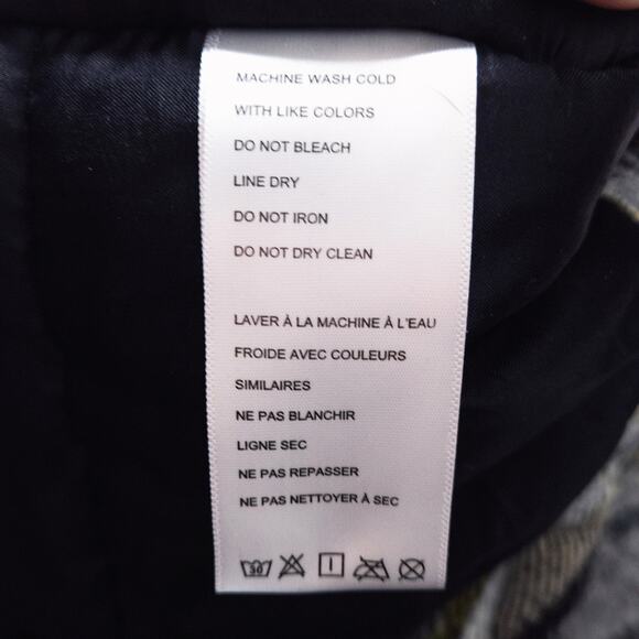 BDG Women’s Isla Wool Puffer Jacket Swirl Print Dopamine Snow Bunny Size 2XL - Picture 9 of 10